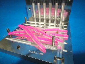 Stick bait core shot mold