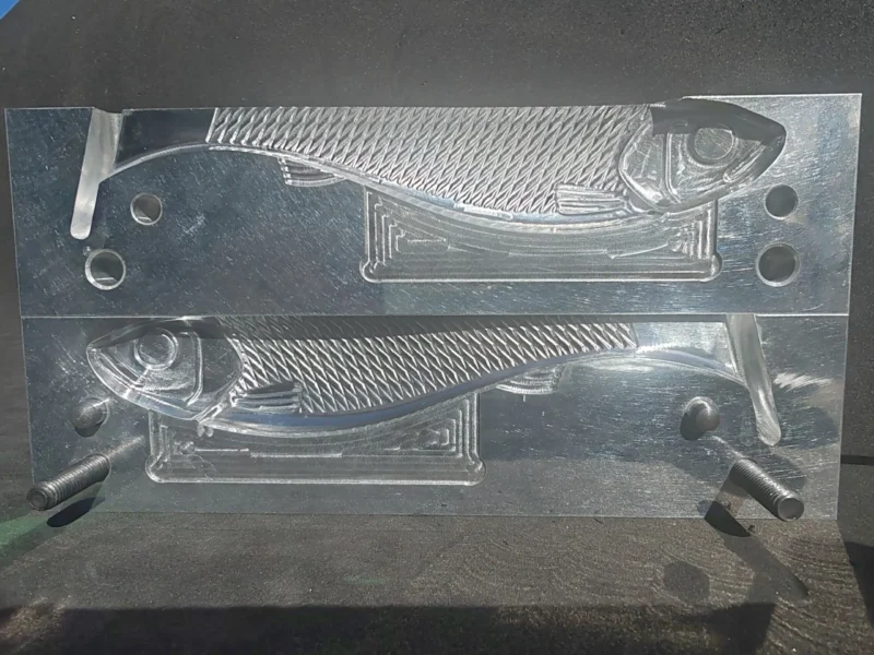 molde vertido para hacer swimbaits