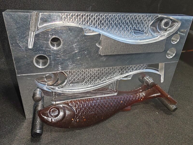 aluminium soft bait mold